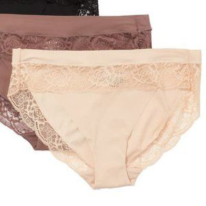 Blake & Co. Nude Micro Lace Bikini Panty S